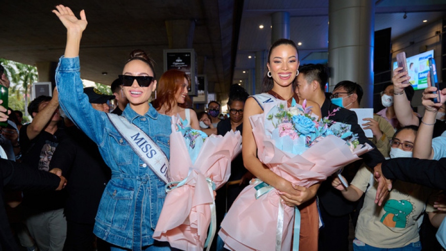 Miss Universe 2022 arrives for working trip to Vietnam